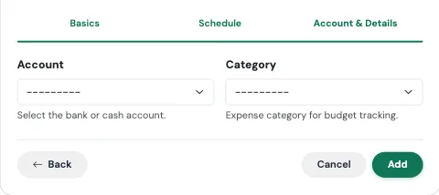 Step 3 of the subscription form