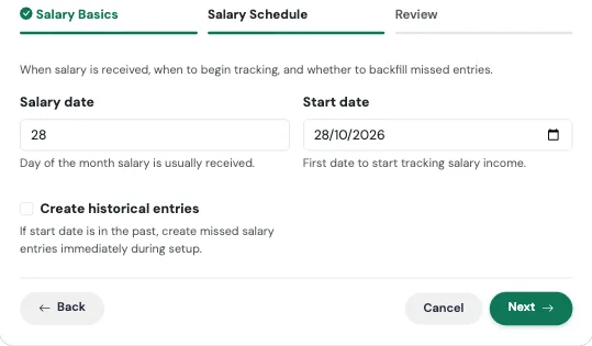 Salary Schedule step